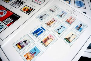 COLOR PRINTED FRANCE 2019-2020 STAMP ALBUM PAGES (63 illustrated pages)