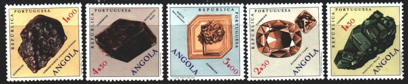 Angola. 1970. 564-72 from the series. Minerals. MNH.