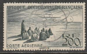 Afrique Occ. Fr (A.O.F)  1947  Scott No. C14  (O) Poste aérienne