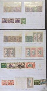 EDW1949SELL : TUNISIA Useful Mint & Used collection in O/T approval pgs Cat $968