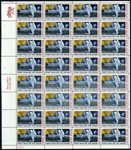 C76, MNH 10¢ Part of Blue Color Missing Error In Full Sheet - Stuart Katz