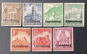 Luxembourg 1941 #NB1-7, Germany S/P Overprint, **Unused/Used**?