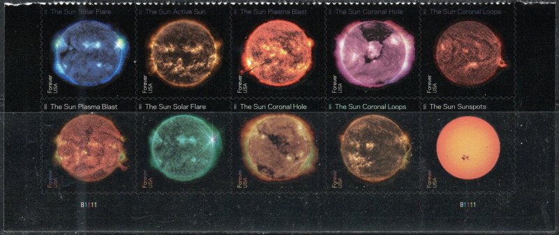 United States 5607b - Mint-NH - (55c) Sun Science (Blk) (2021) (cv $8.80) (2)