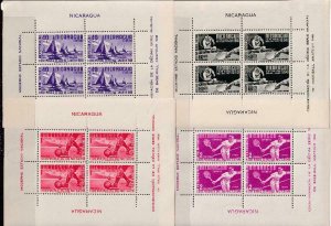 Nicaragua 1949 729 MNH Set 