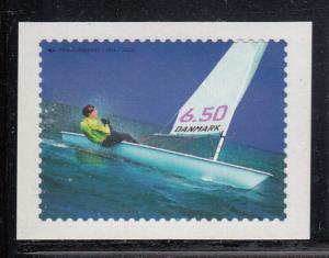 Denmark MNH 2014 6.50DKK Laser Radial dinghy - Nordic Coastlines at sea