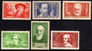 Scott #B48-53 Intellectuals MNH
