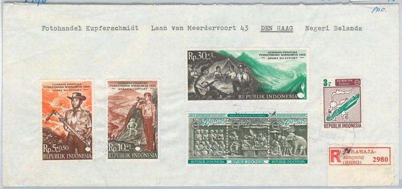 62925 - INDONESIA - POSTAL HISTORY - COVER to HOLLAND 1970 -  SCOUTS elephant