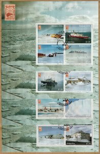 New Zealand Kiwipex 2006 Cinderella Antarctic Mini Sheet set of 4 CTO VFU