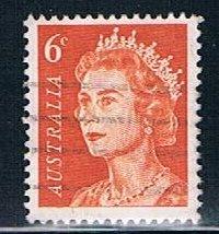 Australia 401A, 6c Queen Elizabeth II, single, used, VF