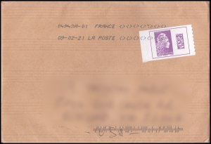 France 2021 Computer vended postage (604)