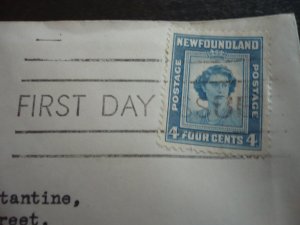 Postal History - Newfoundland - Scott# 269 - FDC with Special Cachet