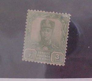 MALAYA JOHORE STAMP #135A  cat.$36.00 MINT  NO GUM