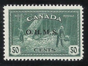 Canada O9 50c Official MNH F/VF Pristine!