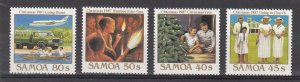 Samoa Scott #706-709 MNH
