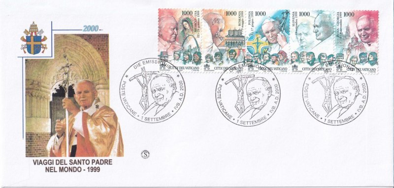 2000 - VATICAN - Scott #1167 - FDC