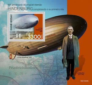 GUINEA BISSAU - 2021 - Hindenburg - Perf Souv Sheet - Mint Never Hinged