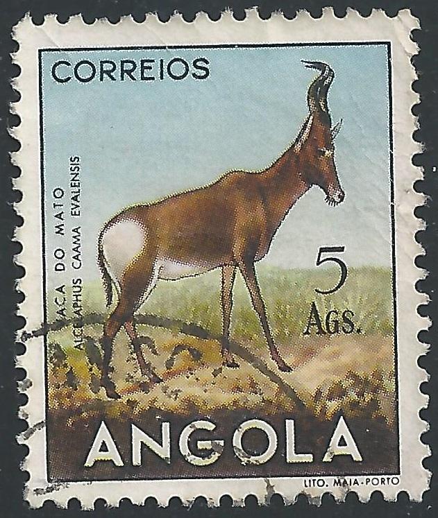 Angola #376 5a Hartebeest