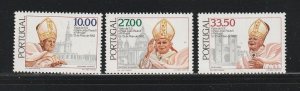 Portugal 1539-1541 Set MNH Pope John Paul II (C)