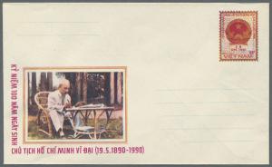 Vietnam Postal Stationary - 1990 100 d. 100th anniversary of Ho Chi Minh - Rare