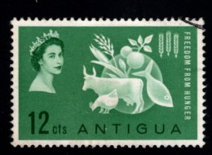 ANTIGUA  Scott 133 Used FAO QE2 stamp