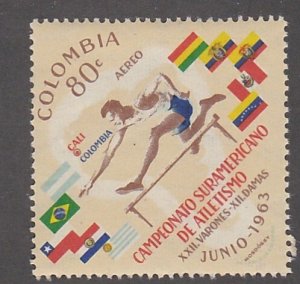 Colombia # C452, South American Championship Sports, Mint NH