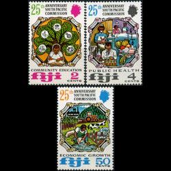 FIJI 1972 - Scott# 324-6 SP Commission Set of 3 LH