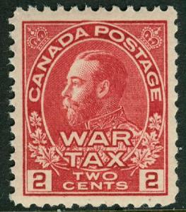 Canada # MR2a  Mint VF NH Cat $ 135