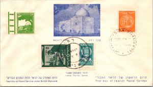 1948 ISRAEL INTERIM TIME PERIOD + LAST DAY BRITISH MANDATE ( Postal History )...