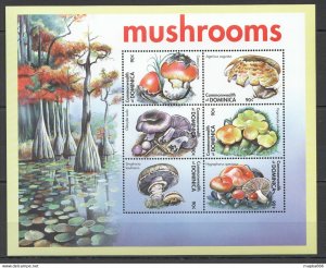 Dominica Flora Nature Mushrooms Kb ** Stamps Pk261