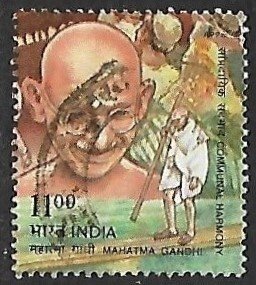 India # 1674 - Mahatma Gandhi - used....{GR13}
