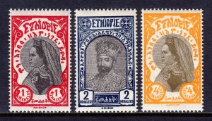 Ethiopia - Scott #158, 159, 160 - MNH - SCV $2.70+