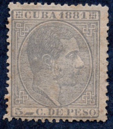 Cuba Scott #97 King Alfonso (1881) MLH