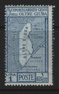 OLTRE GIUBA 34 MINT HINGED MAP  ISSUE 1926