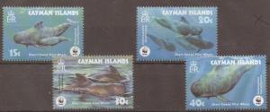 CAYMAN ISLANDS SG1037/40 2003 PILOT WHALE MNH