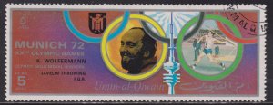 UAE Umm Al Qiwain Unlisted Munich Olympians 1972