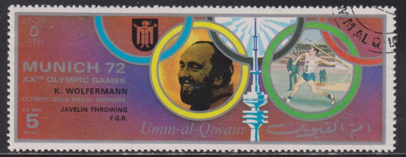 UAE Umm Al Qiwain Unlisted Munich Olympians 1972