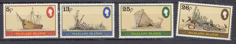 Falkland Islands Dependencies-1982 Shipsrecks Sc# 339/343 - MNH (2418)