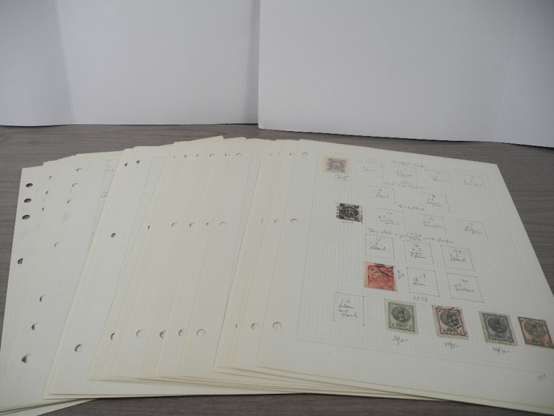 PERSIA, Excellent Stamp Collection hinged on pages