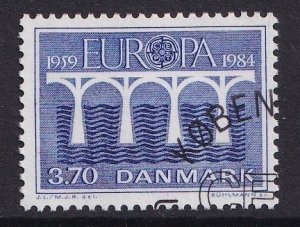 Denmark  #756  used  1984  Europa   3.70k