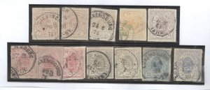 Luxembourg #17-22 Used Multiple