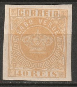 Cape Verde 1881 Sc 13a MNH imperf
