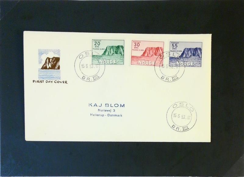 Norway 1953 North Cap Issue First Day Cover - Z3131