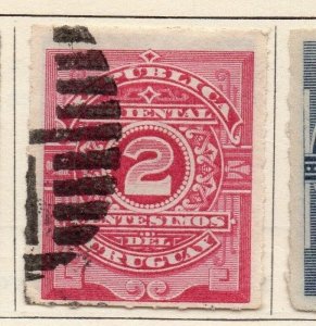 Uruguay 1884-88 Early Issue Fine Used 2c. 125787