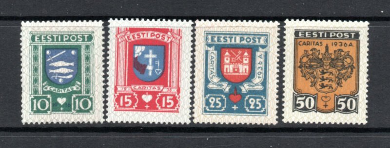 Estonia - Sc# B28 - B31 MH/MLH    -    Lot 0920037