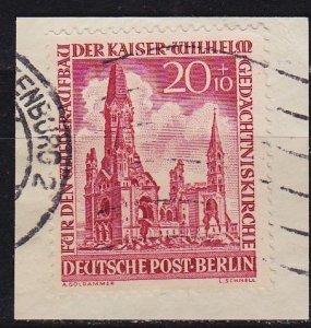 GERMANY BERLIN [1953] MiNr 0108 ( BStk ) [01] Architektur