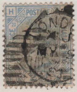 Scott 68 SG 142 Plate 20  2 1/2d Blue F-H