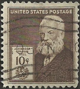 # 893 USED ALEXANDER GRAHAM BELL INVENTOR