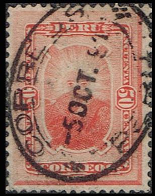 Peru - 1886 - Scott # 114 - Used