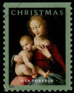 SC# 5721 - (60) - Christmas Virgin & Child - USED Single - Off Paper