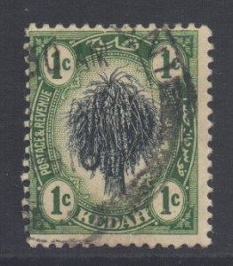 Malaya Kedah Scott 1 - SG1, 1912 Sheaf of Rice 1c used